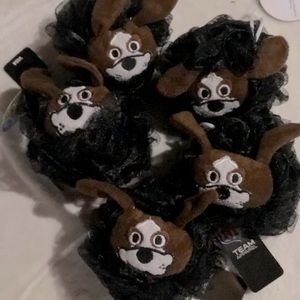 NWT 5 New Orleans Saints shower bath loofahs